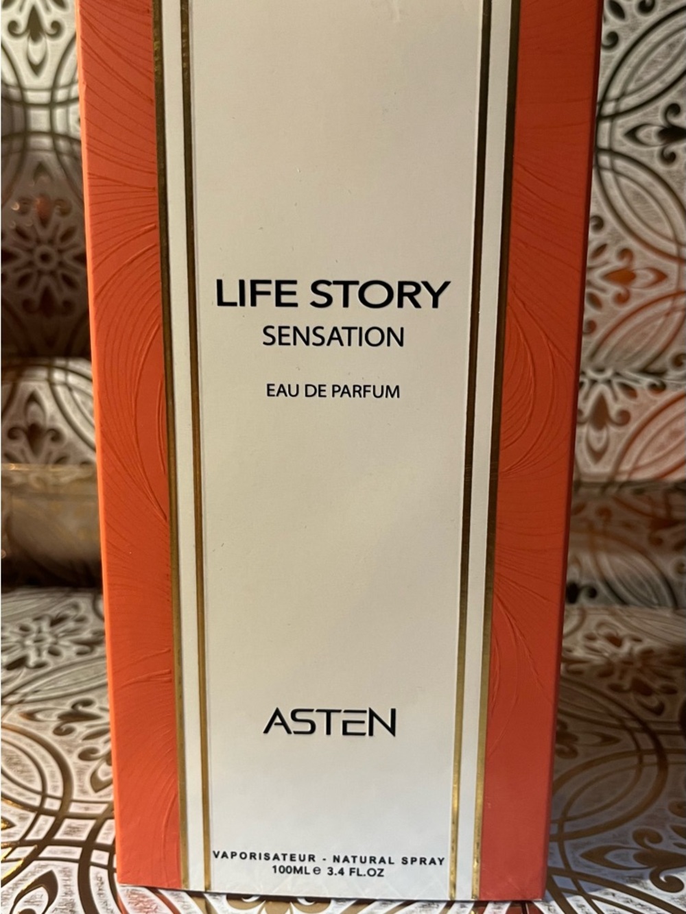 ASTEN Life Story Sensation Eau de Parfum - Orange & White Box